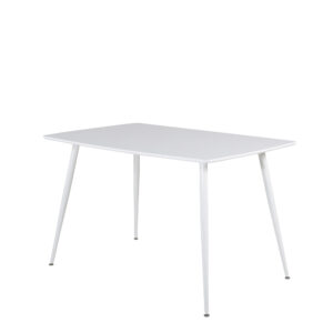 Polar – Table à manger rectangulaire – Blanc – 120 x 75 cm