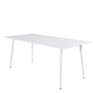 Polar – Table à manger rectangulaire – Blanc – 180 x 90 cm