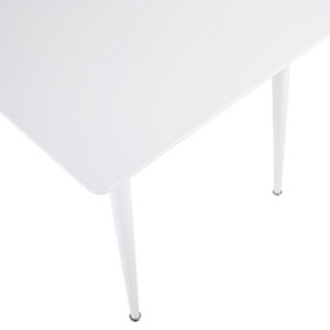 Polar – Table à manger rectangulaire – Blanc – 180 x 90 cm