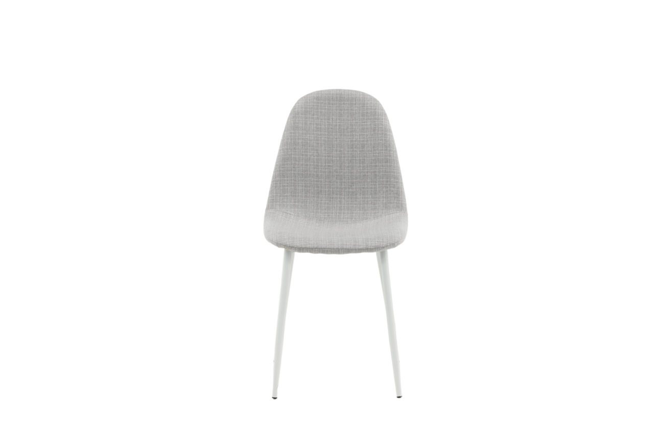 Polar – Chaise de salle à manger – Gris, Blanc – 53 x 88 x 46 cm