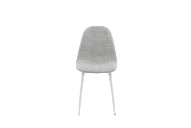 Polar – Chaise de salle à manger – Gris, Blanc – 53 x 88 x 46 cm