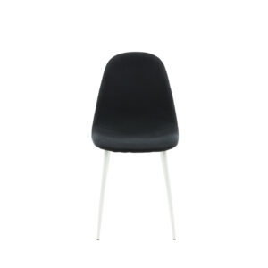 Polar – Chaise de salle à manger – Noir, Blanc – 53 x 88 x 46 cm