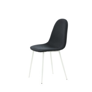 Polar – Chaise de salle à manger – Noir, Blanc – 53 x 88 x 46 cm