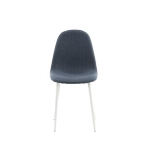 Polar – Chaise de salle à manger – Bleu, Blanc – 53 x 88 x 46 cm