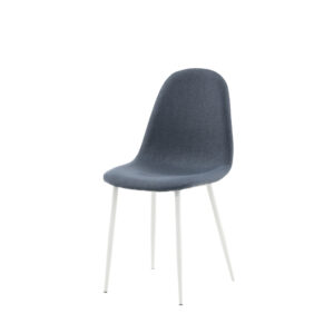 Polar – Chaise de salle à manger – Bleu, Blanc – 53 x 88 x 46 cm