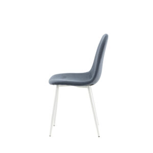 Polar – Chaise de salle à manger – Bleu, Blanc – 53 x 88 x 46 cm