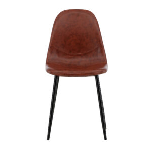 Polar – Chaise de salle à manger – Noir, Marron – 51,5 x 89 x 44,5 cm
