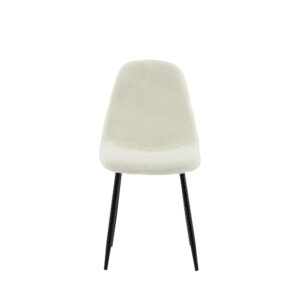 Polar – Chaise de salle à manger – Noir, Blanc – 53 x 88 x 46 cm