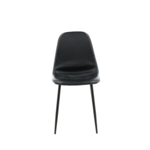 Polar – Chaise de salle à manger – Noir – 52 x 88.5 x 44,5 cm