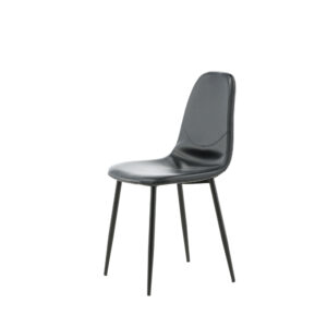 Polar – Chaise de salle à manger – Noir – 52 x 88.5 x 44,5 cm