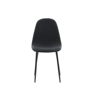 Polar – Chaise de salle à manger – Noir – 53 x 88 x 46 cm