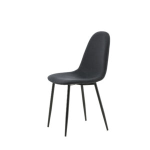Polar – Chaise de salle à manger – Noir – 53 x 88 x 46 cm
