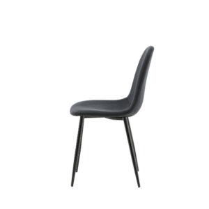 Polar – Chaise de salle à manger – Noir – 53 x 88 x 46 cm