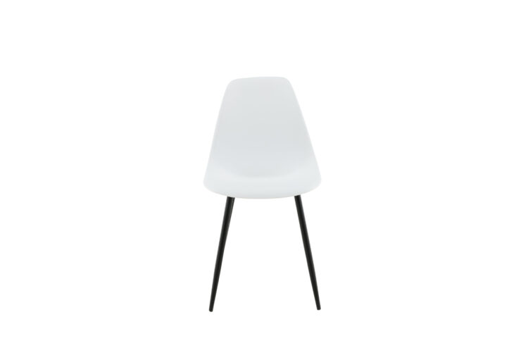Polar – Chaise de salle à manger – Noir, Blanc – 58 x 81 x 46 cm