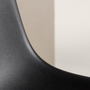 Polar – Chaise de salle à manger – Noir – 53 x 83 x 45 cm