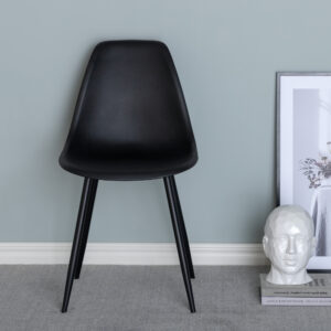 Polar – Chaise de salle à manger – Noir – 53 x 83 x 45 cm