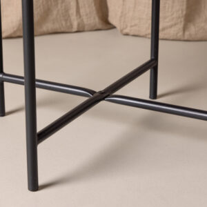 Stella – Chaise de salle à manger – Noir – 60 x 89 x 50 cm