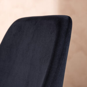 Night – Chaise de salle à manger – Noir – 56 x 83 x 48 cm
