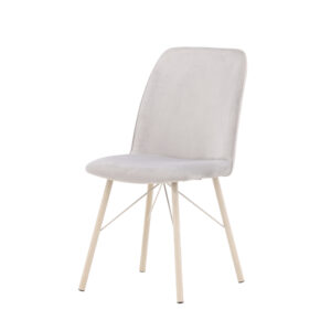 Everyday – Chaise de salle à manger – Gris, Blanchi – 58 x 90 x 47 cm