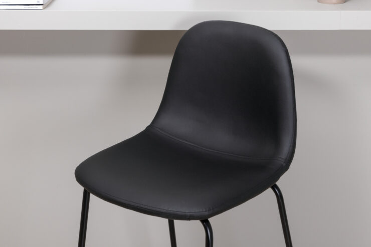 Polar – Chaise de bar – Noir – 43 x 105 x 42 cm
