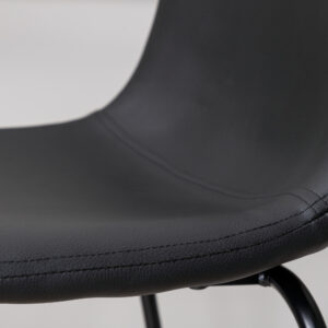 Polar – Chaise de bar – Noir – 43 x 105 x 42 cm