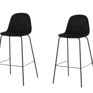 Polar – Chaise de bar – Noir – 43 x 105 x 42 cm