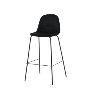 Polar – Chaise de bar – Noir – 43 x 105 x 42 cm