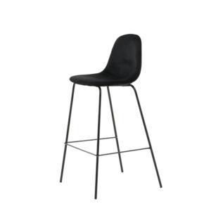 Polar – Chaise de bar – Noir – 43 x 105 x 42 cm