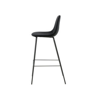 Polar – Chaise de bar – Noir – 43 x 105 x 42 cm