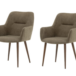 Tomorrow – Chaise de salle à manger – Marron – 64 x 87 x 58 cm