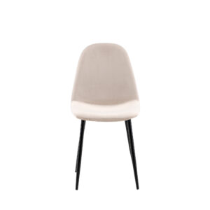 Polar – Chaise de salle à manger – Beige, Noir – 53 x 88 x 46 cm