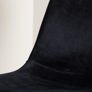 Polar – Chaise de salle à manger – Noir – 53 x 88 x 46 cm