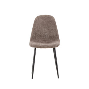 Polar – Chaise de salle à manger – Gris, Noir – 53 x 88 x 46 cm