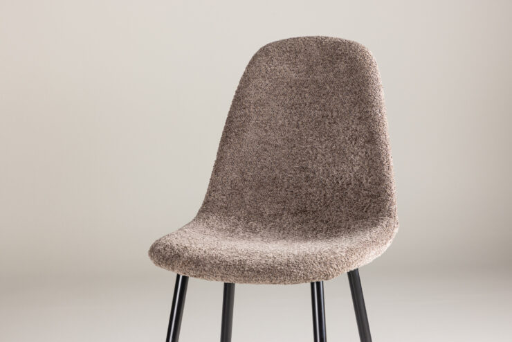 Polar – Chaise de salle à manger – Gris, Noir – 53 x 88 x 46 cm