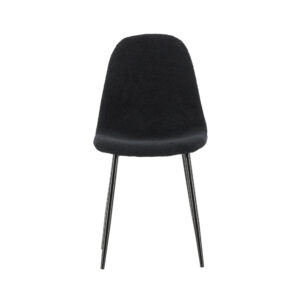 Polar – Chaise de salle à manger – Noir – 53 x 88 x 46 cm