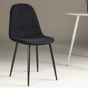 Polar – Chaise de salle à manger – Noir – 53 x 88 x 46 cm