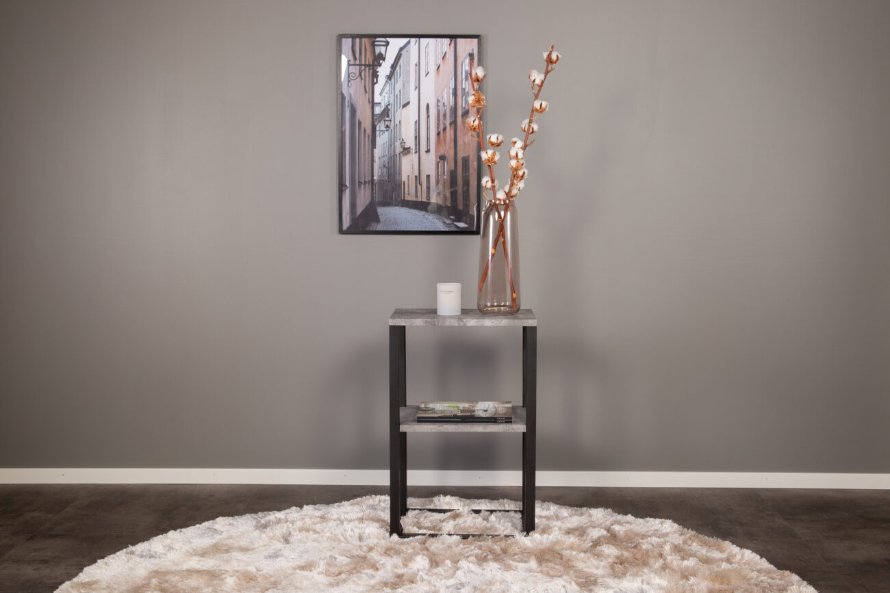 Rise – Table de chevet – Noir – 45 x 30 cm