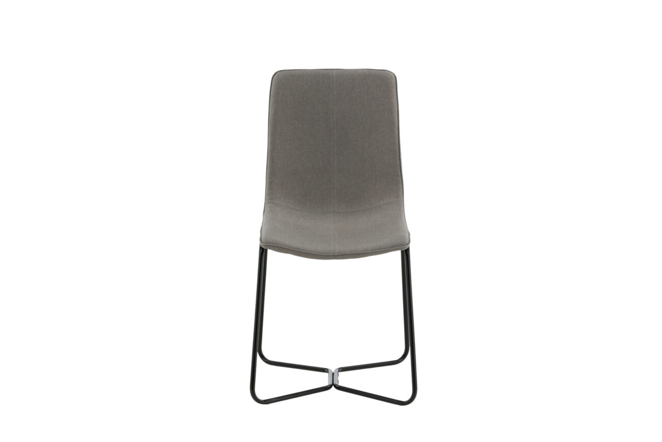 X – Chaise de salle à manger – Noir, Gris – 61 x 93 x 53 cm