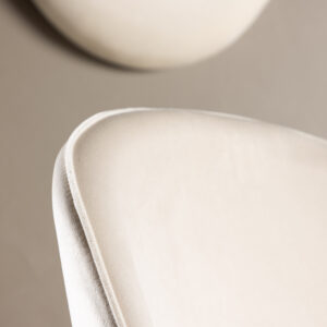 Velvet – Chaise de salle à manger – Beige, Noir – 55 x 77 x 50 cm