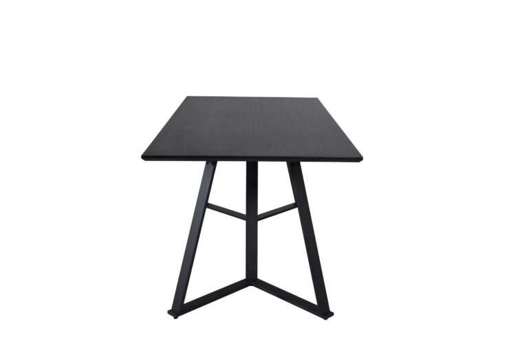 Marina – Table à manger rectangulaire – Noir – 180 x 90 cm
