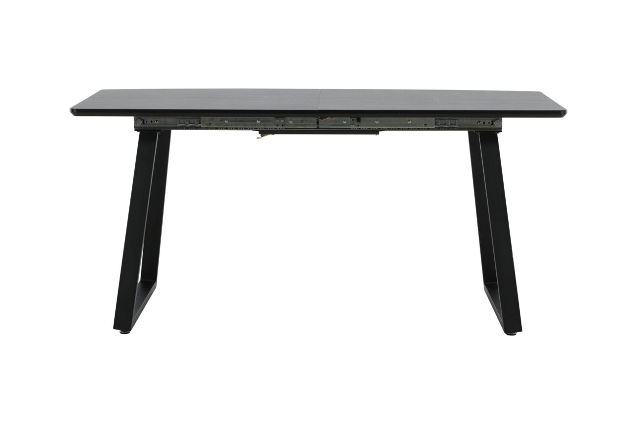 Inca – Table à manger rectangulaire – Noir – 160 x 85 cm