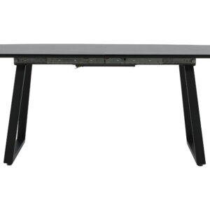 Inca – Table à manger rectangulaire – Noir – 160 x 85 cm