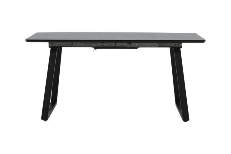 Inca – Table à manger rectangulaire – Noir – 160 x 85 cm