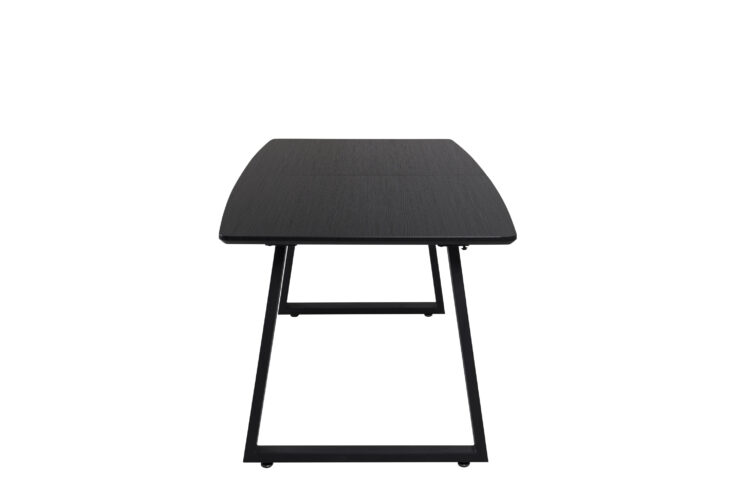 Inca – Table à manger rectangulaire – Noir – 160 x 85 cm