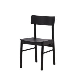 Montros – Chaise de salle à manger – Noir – 48 x 82 x 46 cm