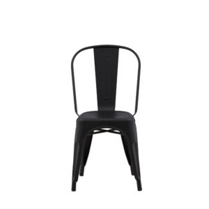 Tempe – Chaise de salle à manger – Noir – 53 x 85 x 45 cm