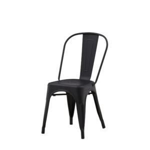 Tempe – Chaise de salle à manger – Noir – 53 x 85 x 45 cm