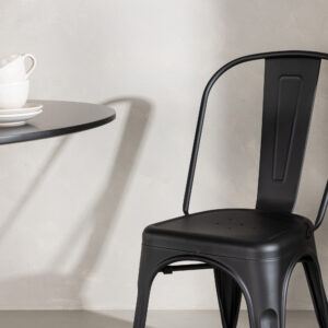 Tempe – Chaise de salle à manger – Noir – 53 x 85 x 45 cm