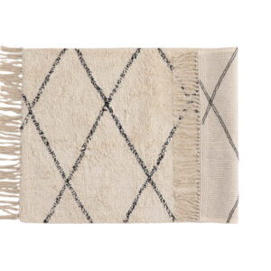 Thelma – Tapis de bain – Noir, Blanc – 80 x 50 cm