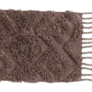 Hilma – Tapis de bain – Marron – 80 x 50 cm